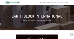Desktop Screenshot of earthblockinternational.com